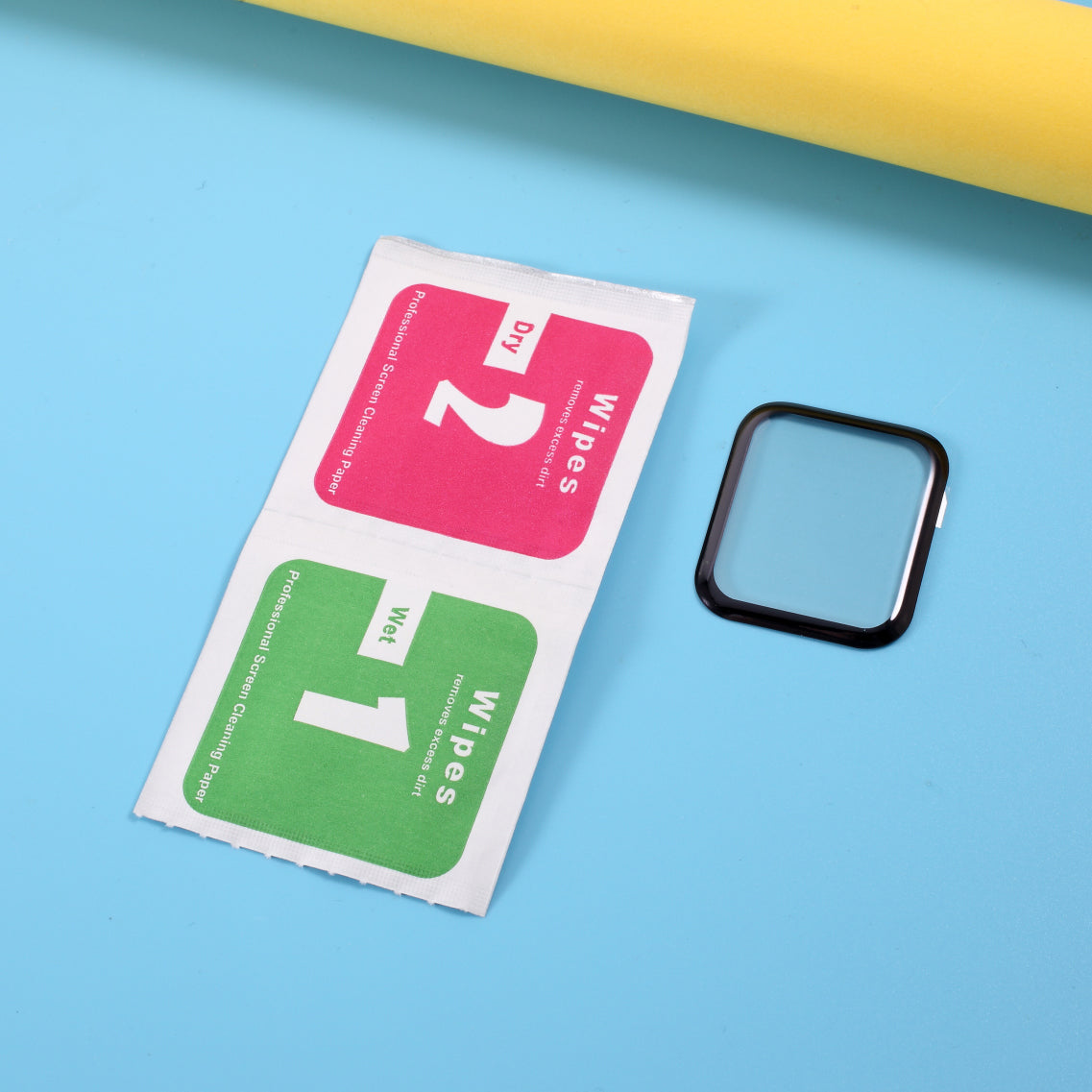 Ultra Clear Anti-explosion Tempered Glass Side Glue Full Size Screen Protector for Apple Watch Series 4 5 40mm Ultra Clear Anti-explosion Tempered Glass Side Glue Full Size Screen Protector for Apple Watch Series 4 5 40mm